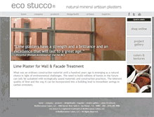 Tablet Screenshot of ecostucco.com